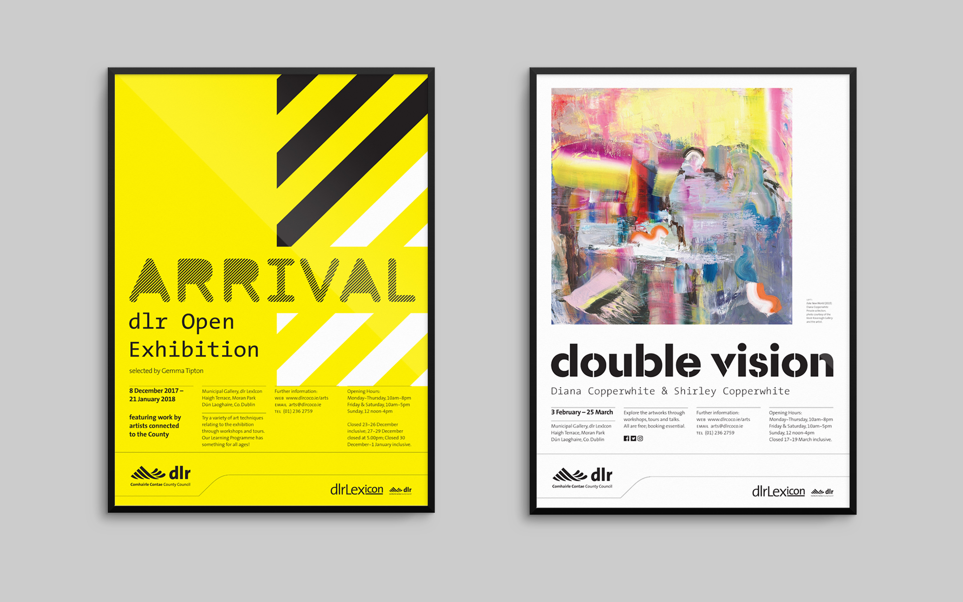 Municipal Gallery exhibition posters 2