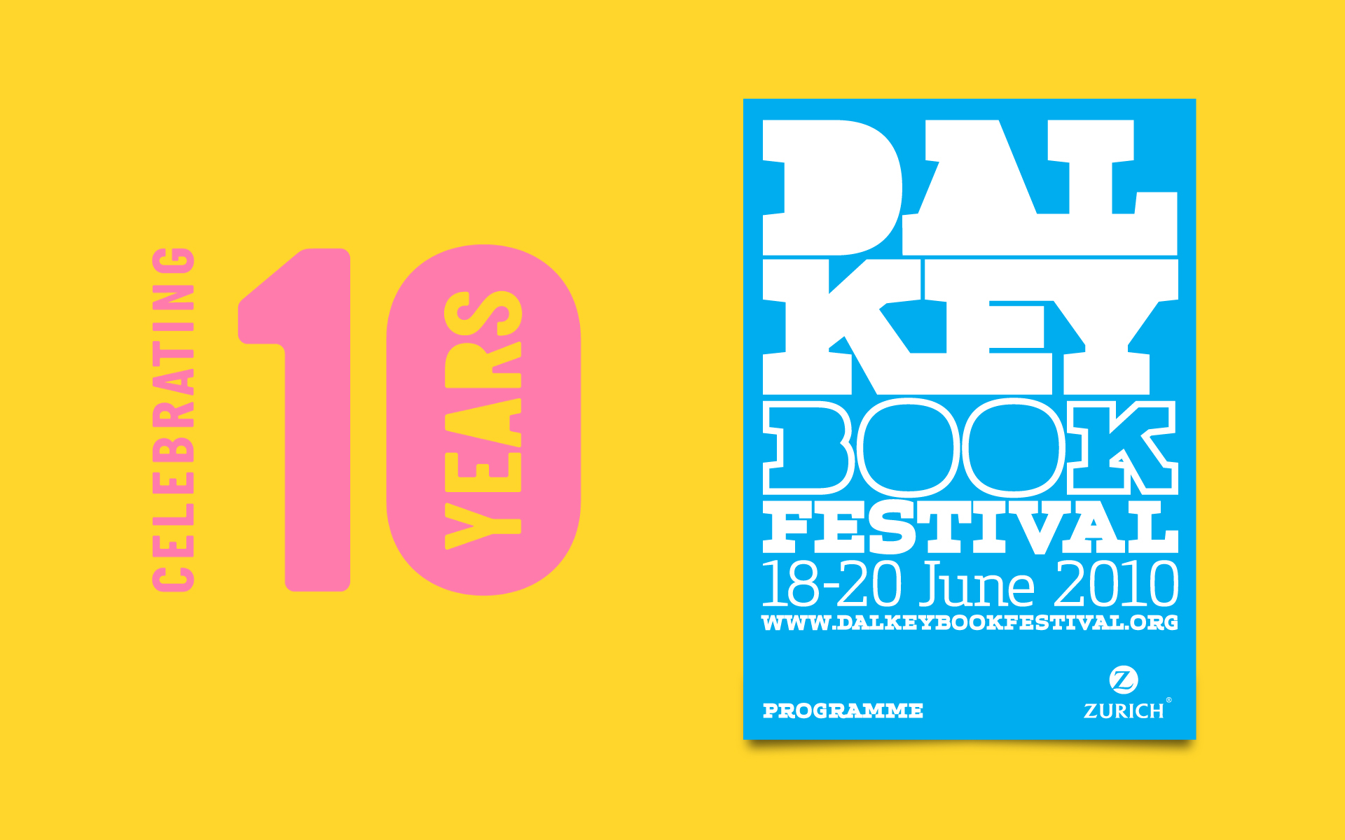 Dalkey Book Festival programme design
