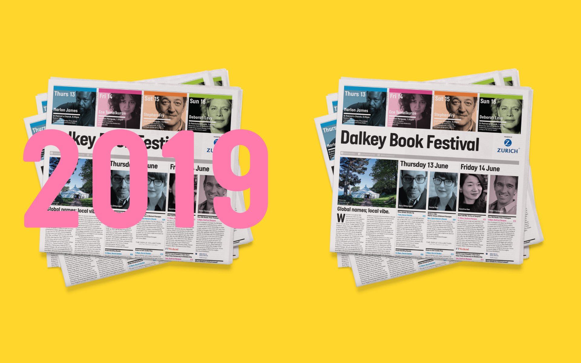 Dalkey Book Festival programme design