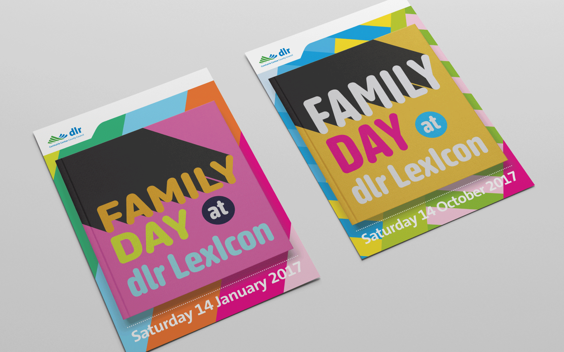 DLR LexIcon Family Day poster/flyer design