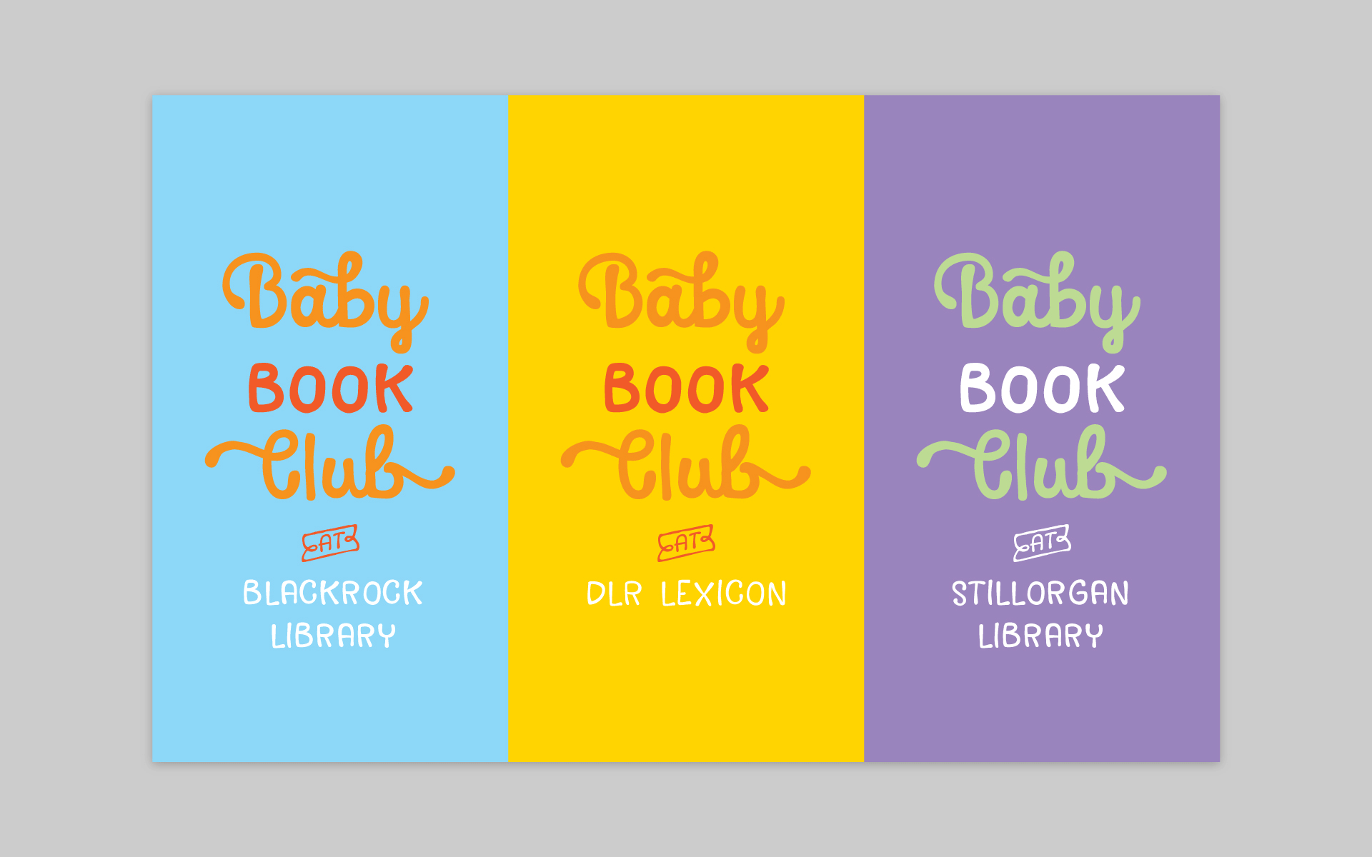 DLR CoCo Library book club logos