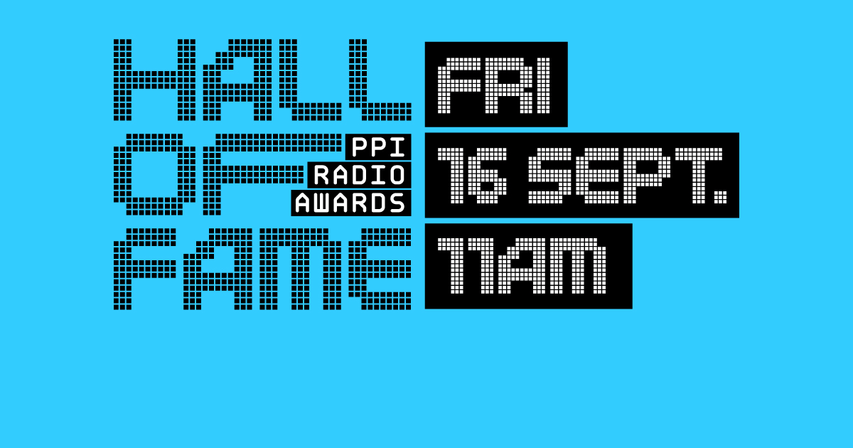 PPI Radio Awards social media design