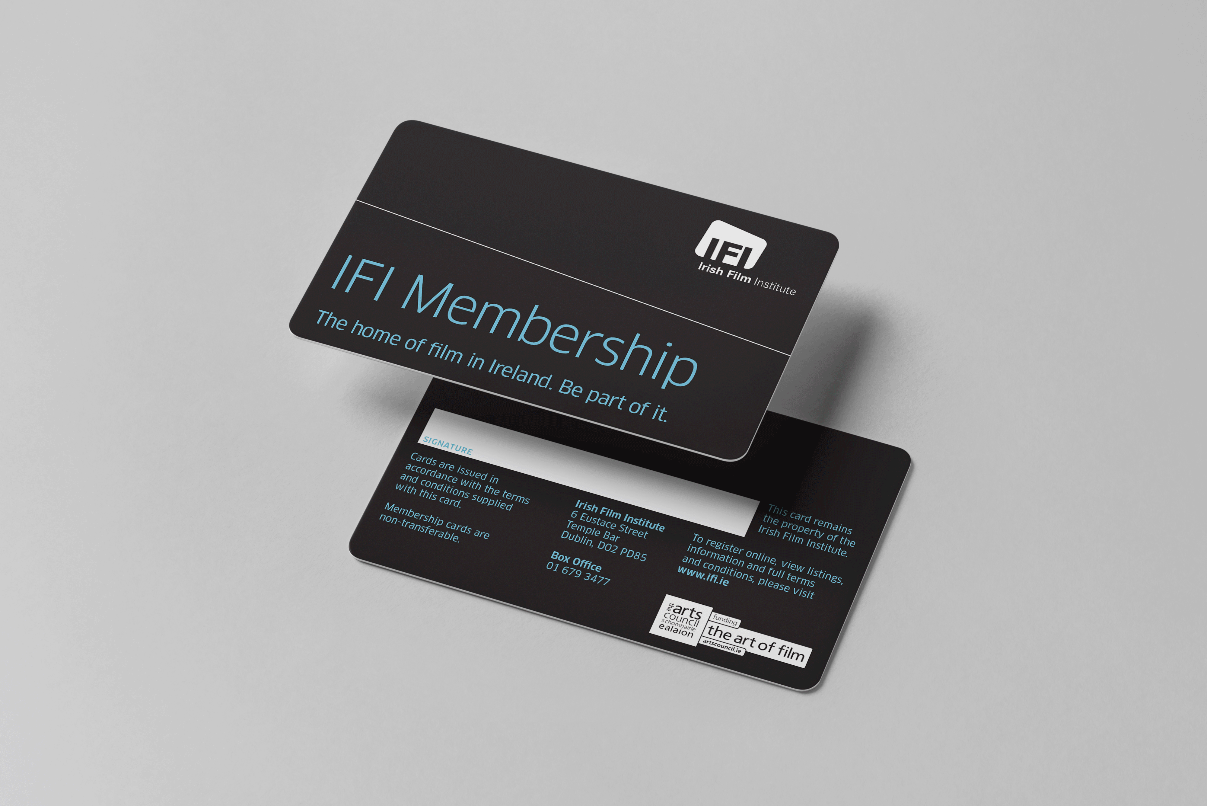 Irish Film Institute membership cards