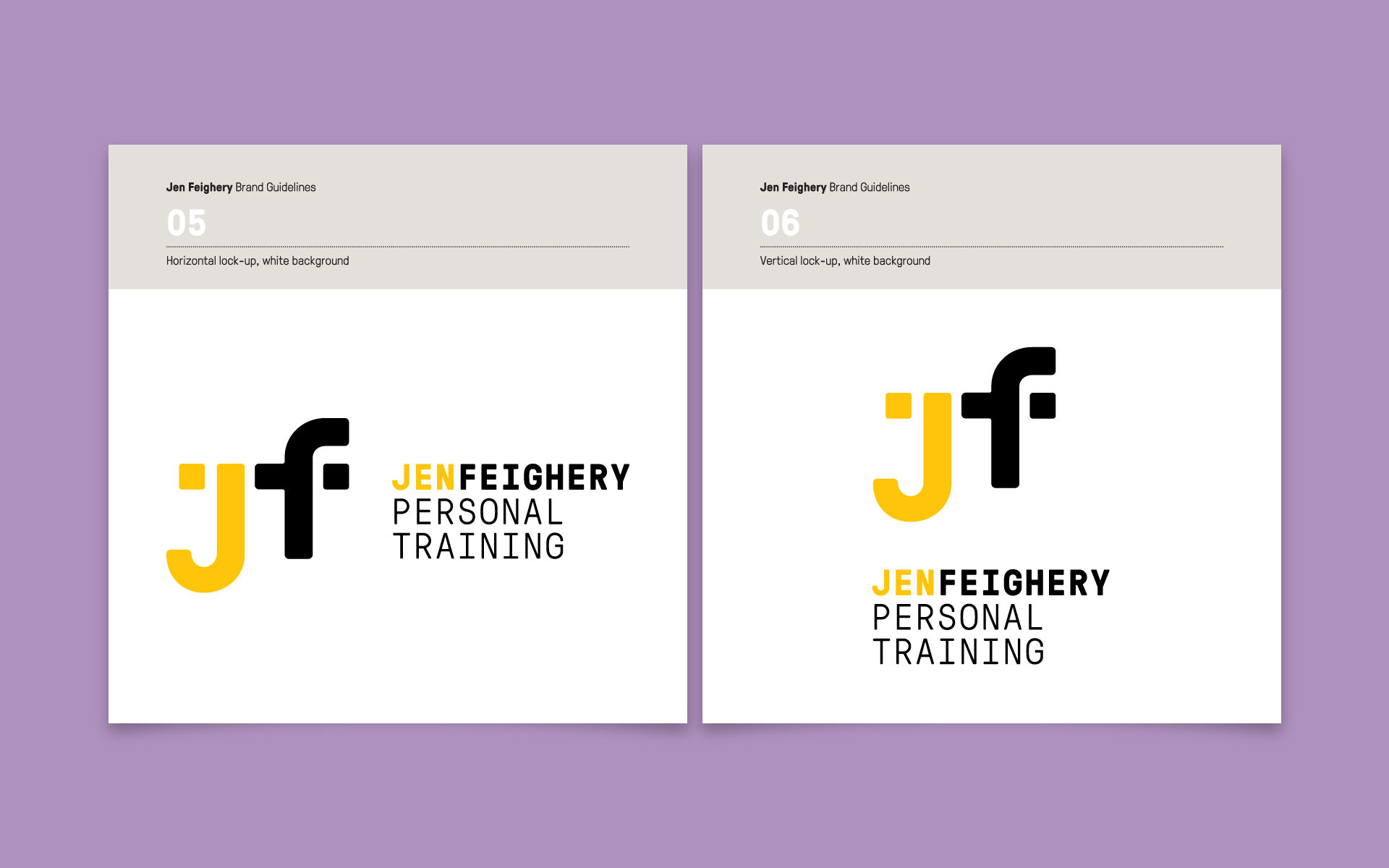 Jen Feighery brand guidelines 3