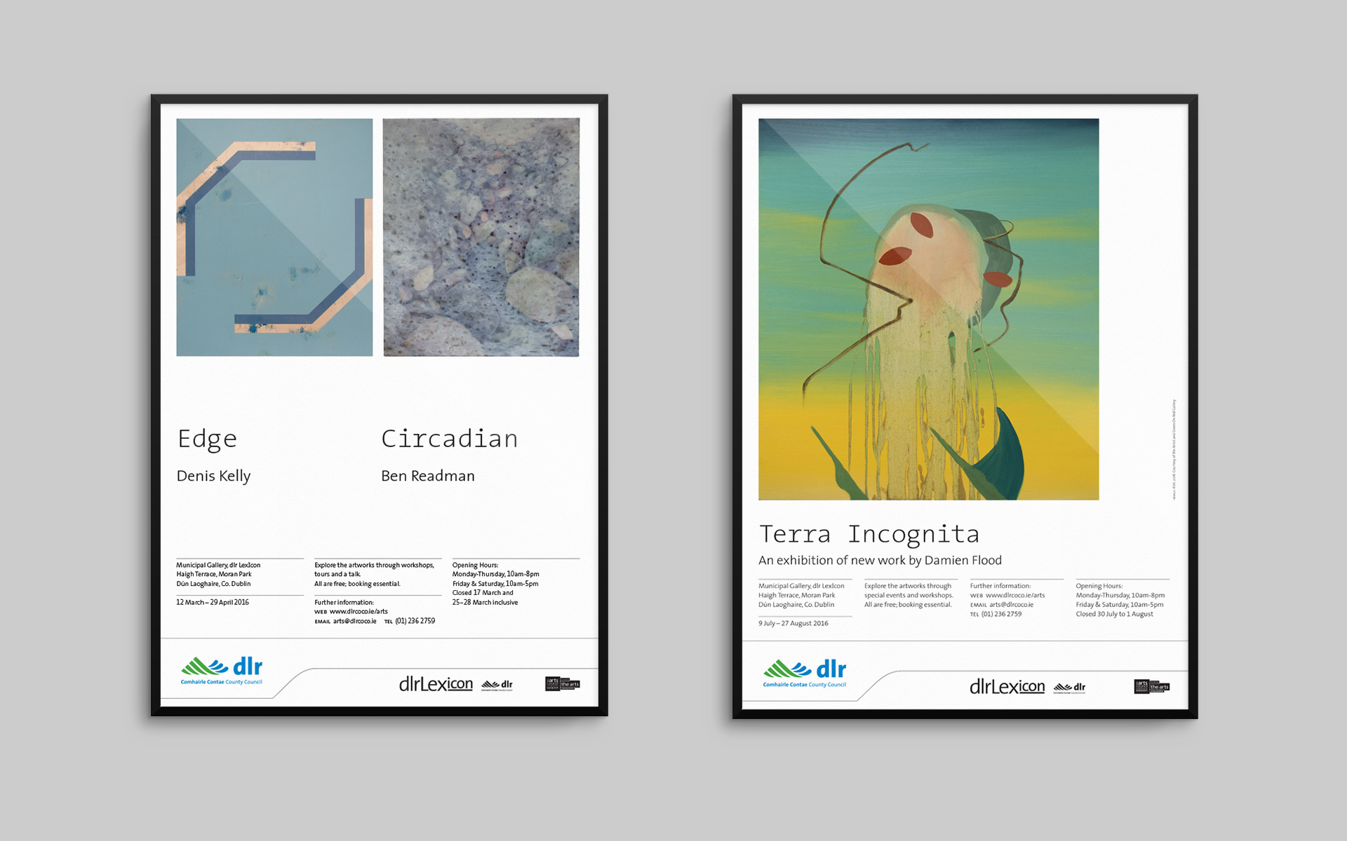 Municipal Gallery exhibition posters 1